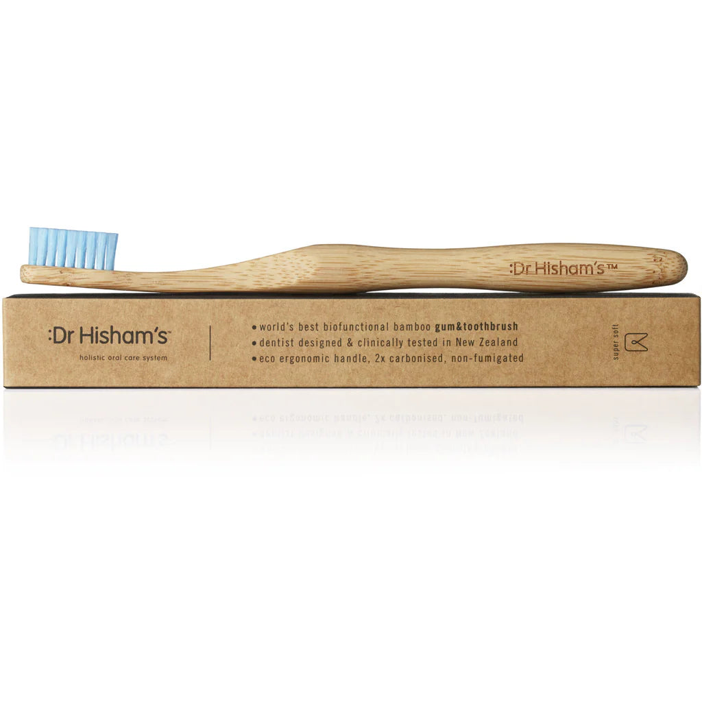Dr Hisham's Bamboo Gum & Toothbrush - Single Brush