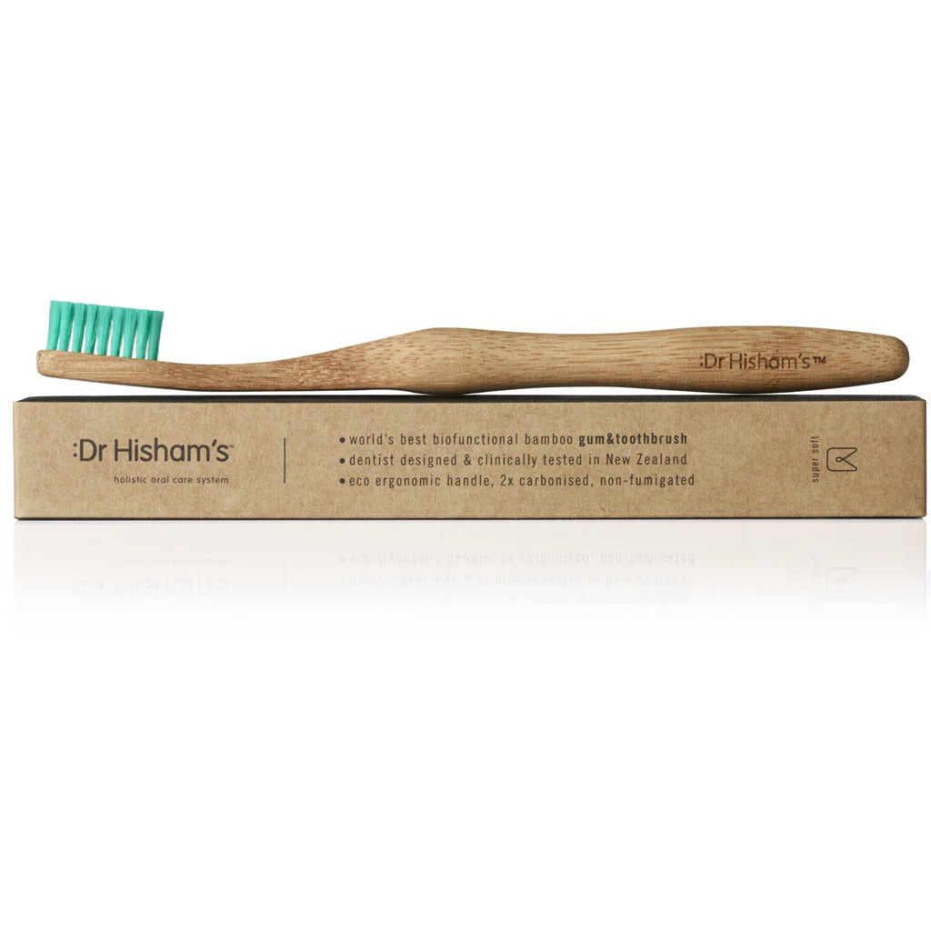 Dr Hisham's Bamboo Gum & Toothbrush - Single Brush