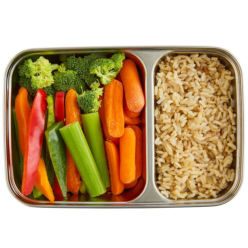 U Konserve Rectangle Divided Stainless Steel 825ml / 28oz