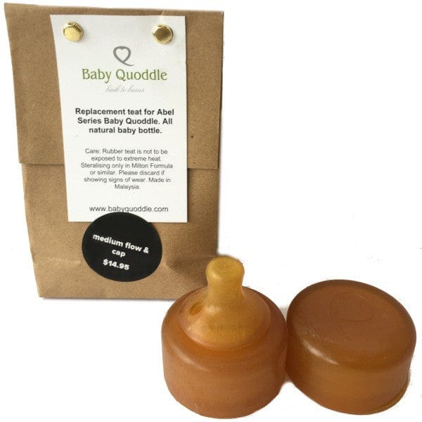 Baby Quoddle Teat and Cap - Medium Flow
