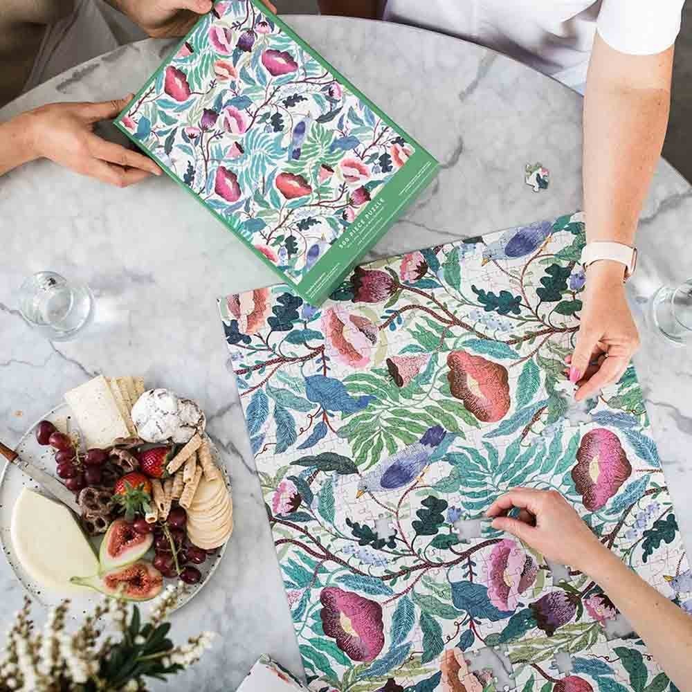 Bespoke Letterpress Limited Edition 500 Piece Puzzle - Bird Twig