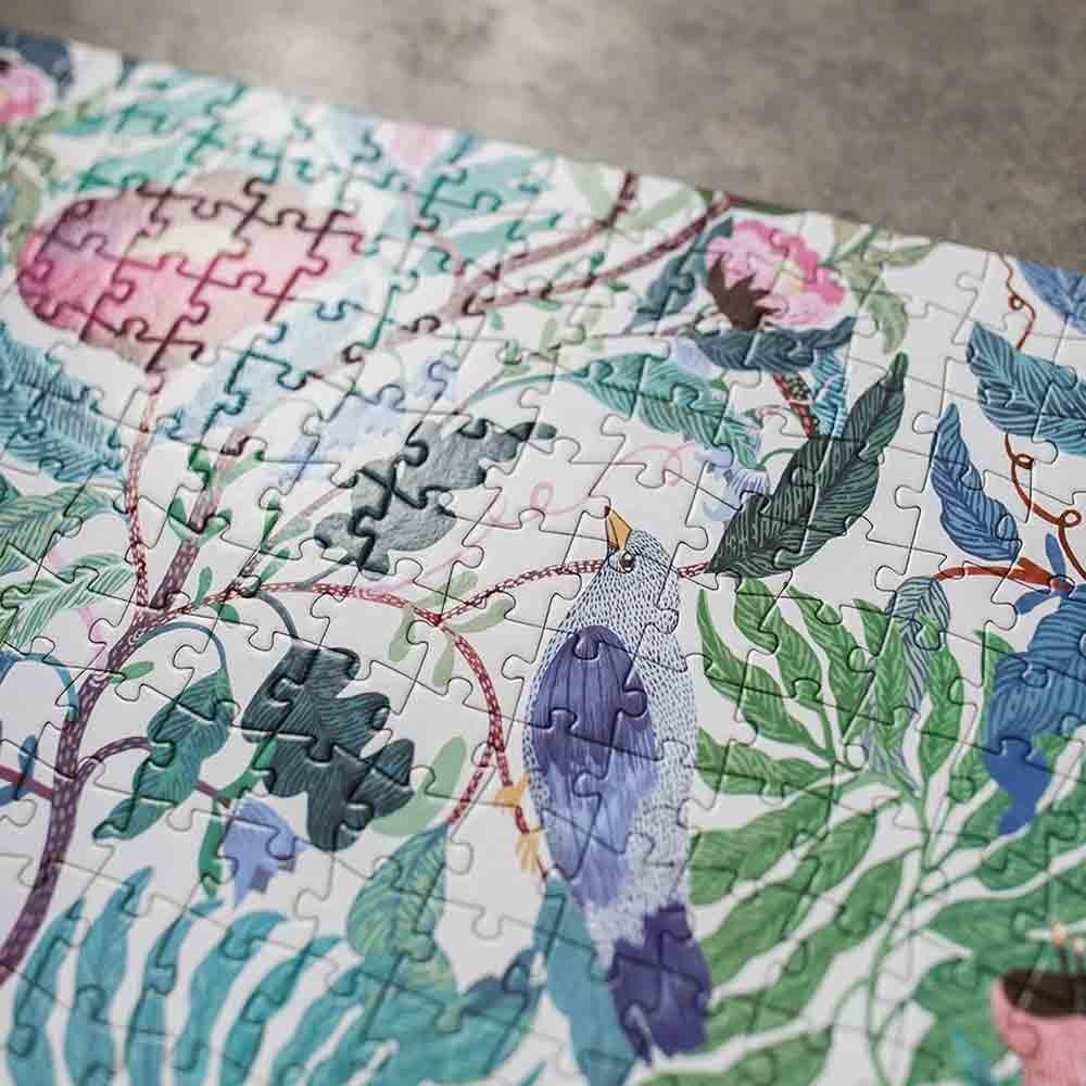 Bespoke Letterpress Limited Edition 500 Piece Puzzle - Bird Twig