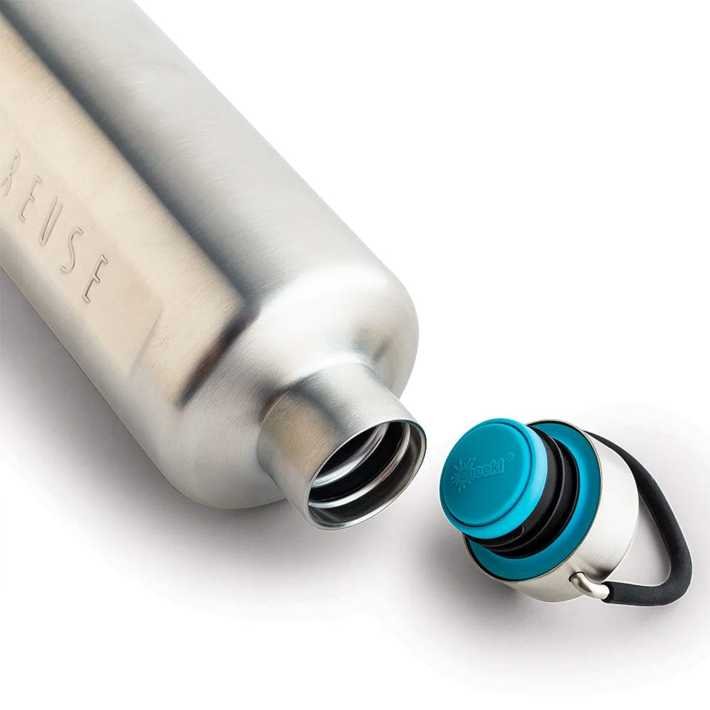 Cheeki 1L Stainless Steel Insulated Bottle - Silver
