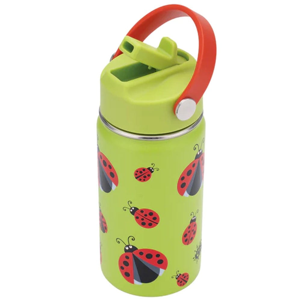 Cheeki Insulated Little Adventurer Kids Bottle 400ml - Lady Bug