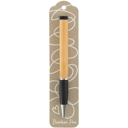 Earth Greetings Refillable Bamboo Ballpoint Pen