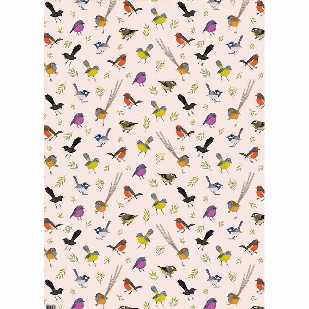 Earth Greetings Wrapping Paper - Little Birdies