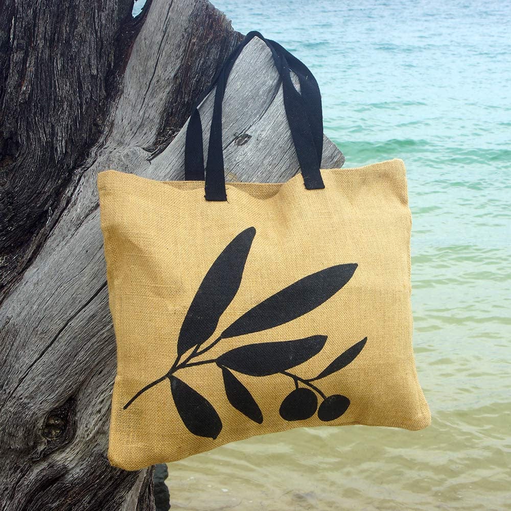 Buy Green Essentials Natural Jute Tote Bag Olive Biome New Zealand Online