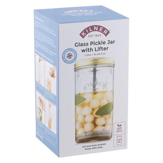 Kilner Pickle Jar with Lifter 1 Litre