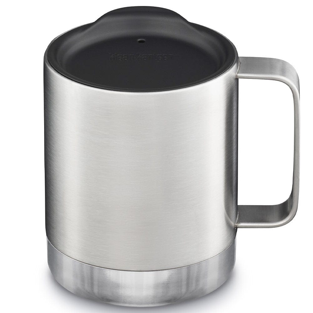 Klean Kanteen Insulated Camp Mug Tumbler Lid 12oz 355ml - Brushed Stainless