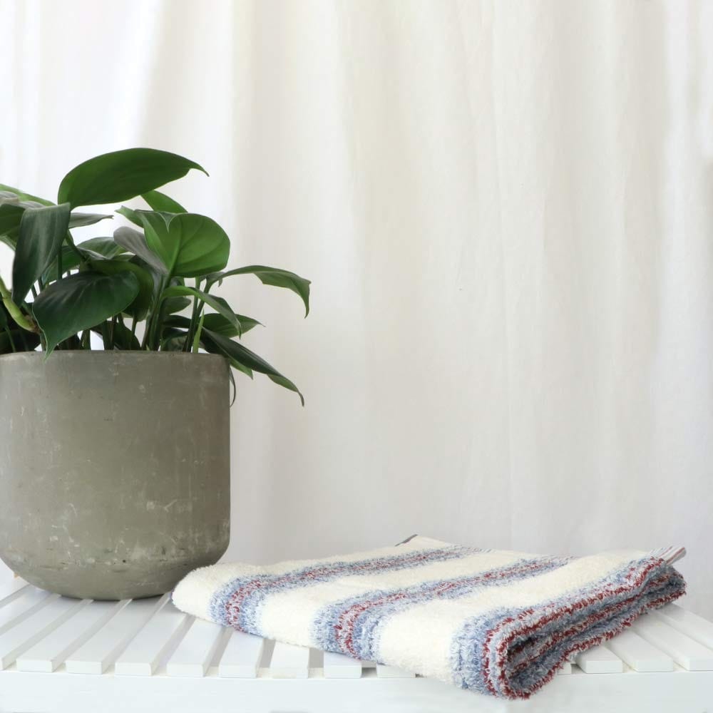 Buy Kontex 40 Stripes Bath Towel Ivory Biome New Zealand Online