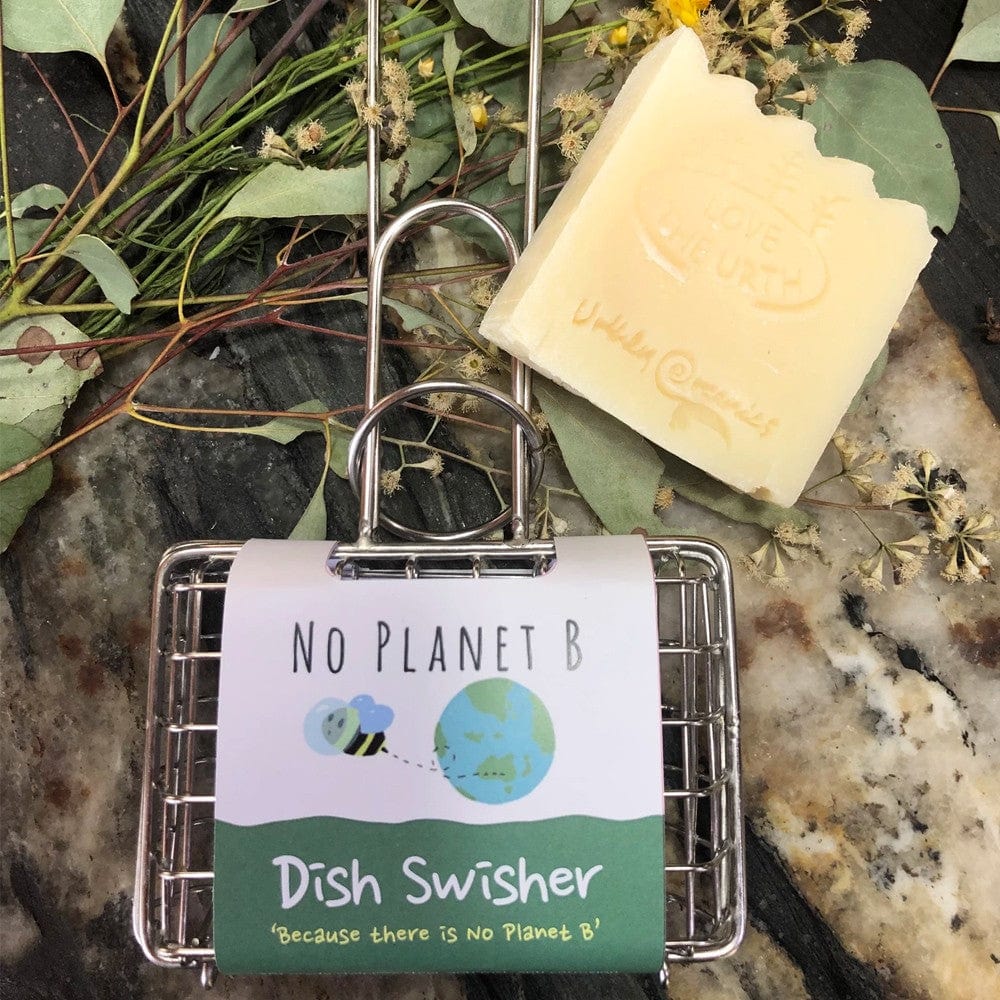 No Planet B Stainless Steel Dish Swisher for Soap Bars