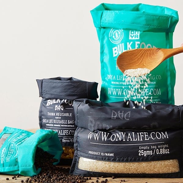 Onya Reusable Bulk Food Bag Large - Charcoal