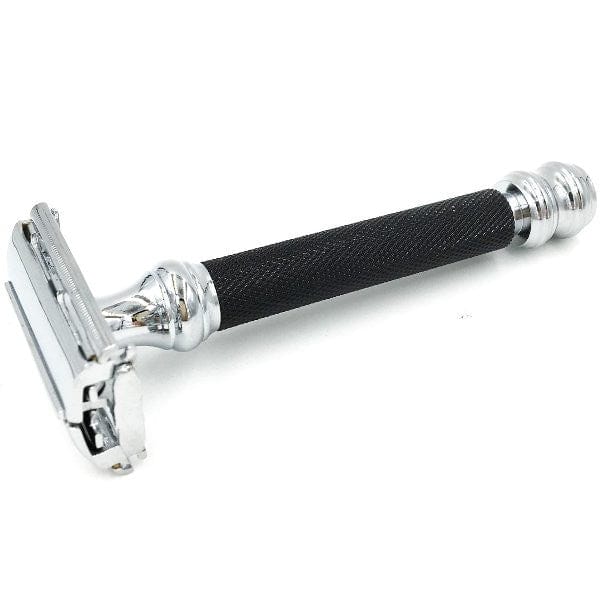 Parker 76R Butterfly Safety Razor + Blades - Black