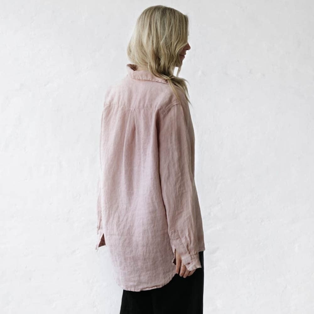 Seaside Tones Long Sleeve Shirt - Dusty Pink