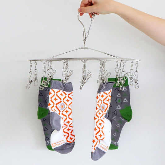 Stainless Steel Sock Hanger 304S Grade with 18 Pegs