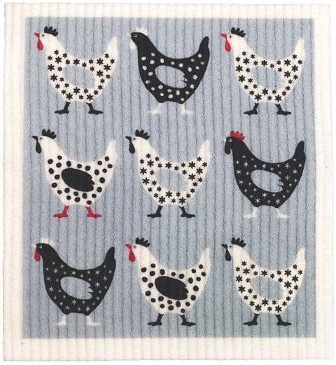Swedish Dish Sponge Cloth - Hens