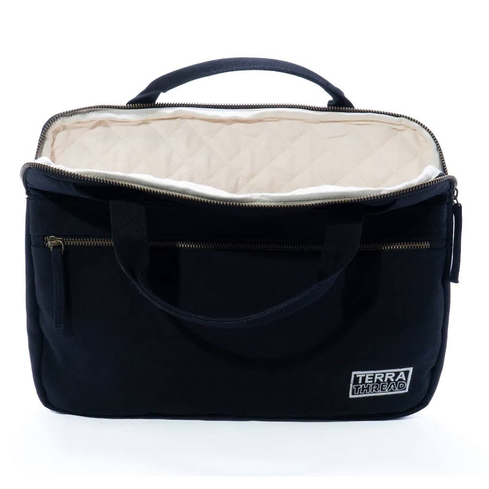 Terra Thread Hasta Laptop Sleeve With Handle - Black