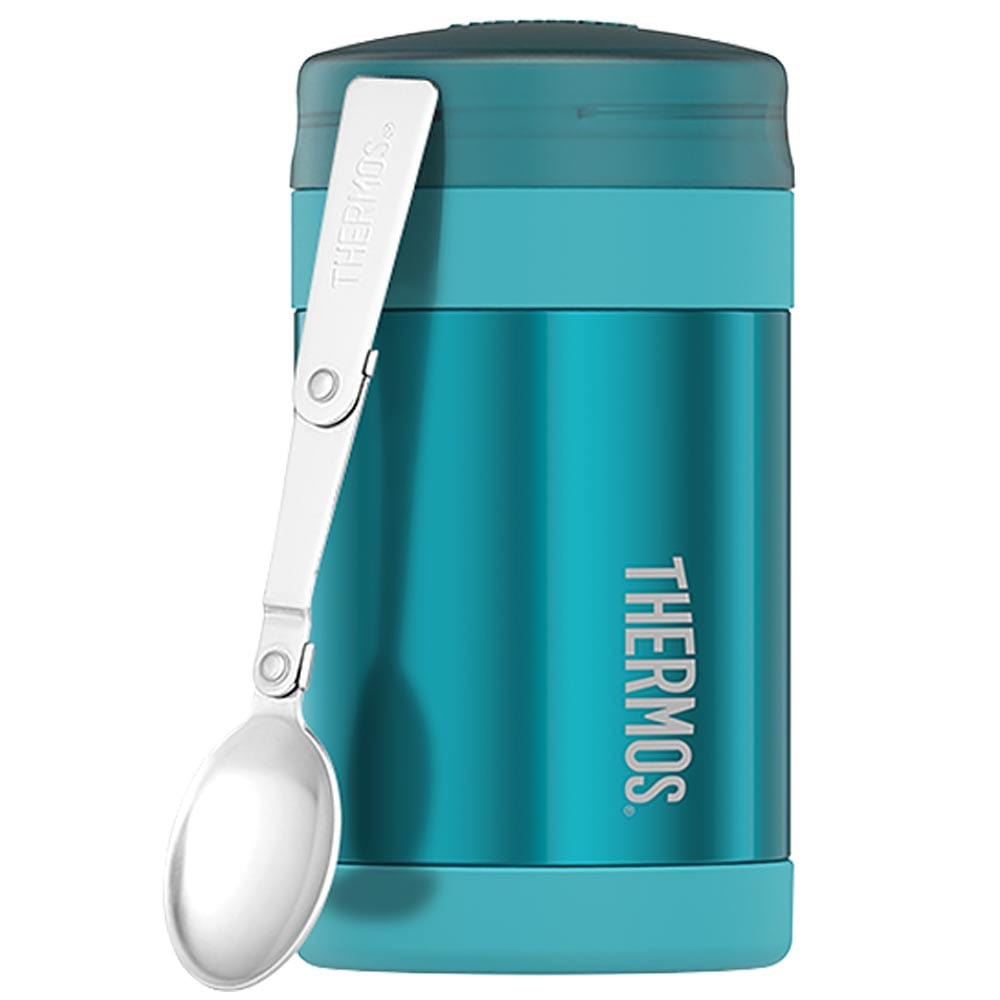 NEW Thermos Stainless Steel Vacuum Food Flask Blue 470ml 9311701430005