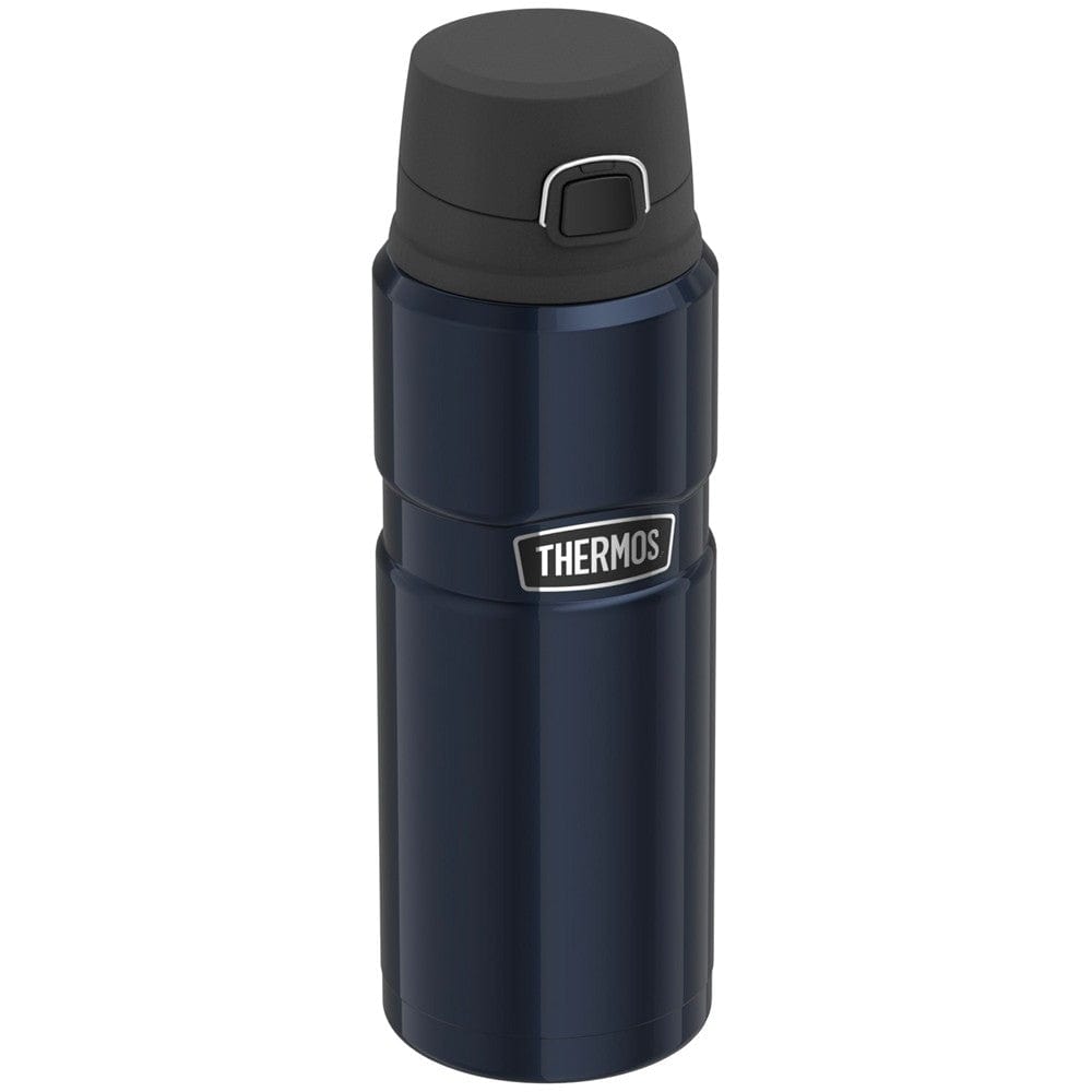 Thermos King Vacuum Insulated Bottle with Flip Lid 710ml - Midnight Blue