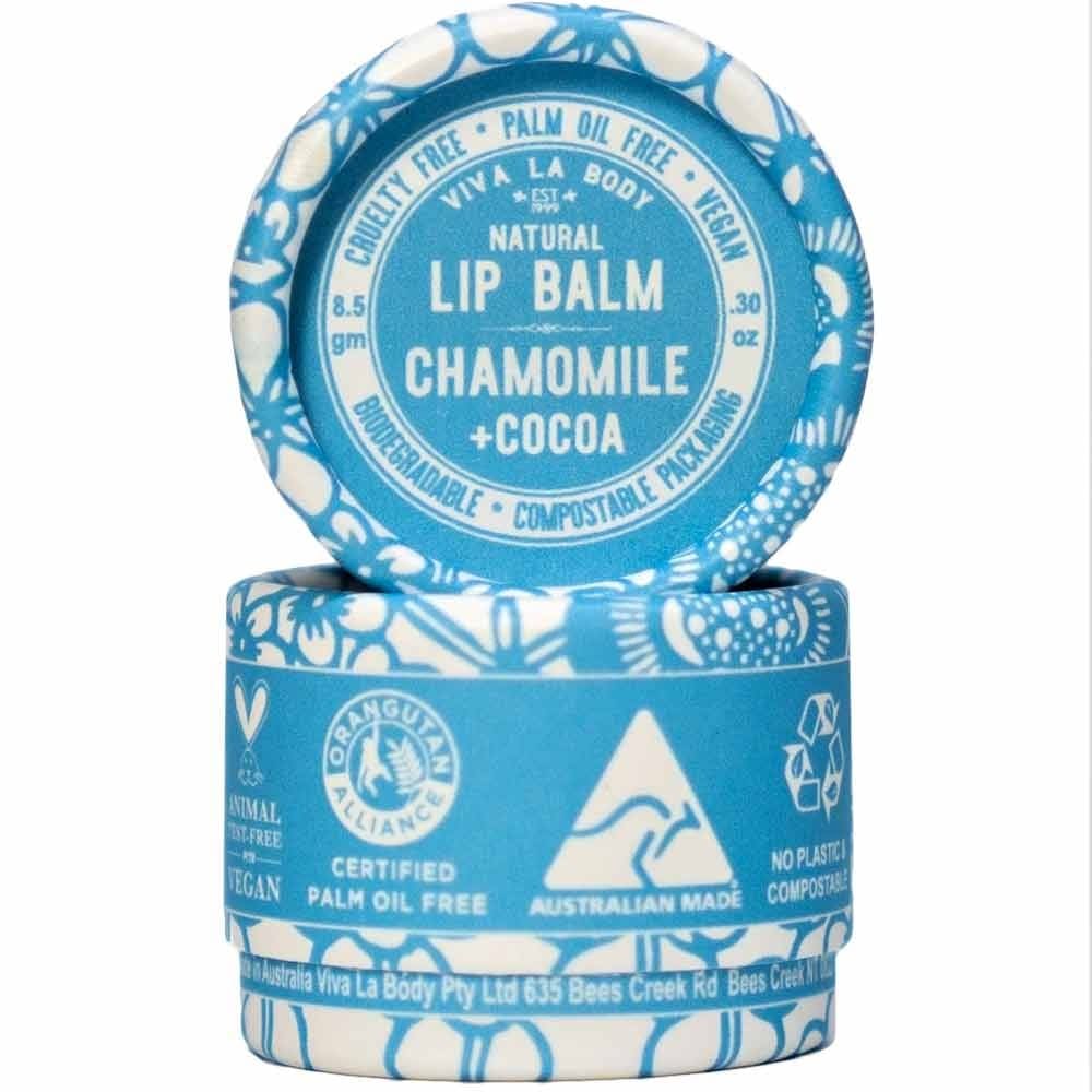 Viva La Body Vegan Lip Balm - Chamomile & Cocoa