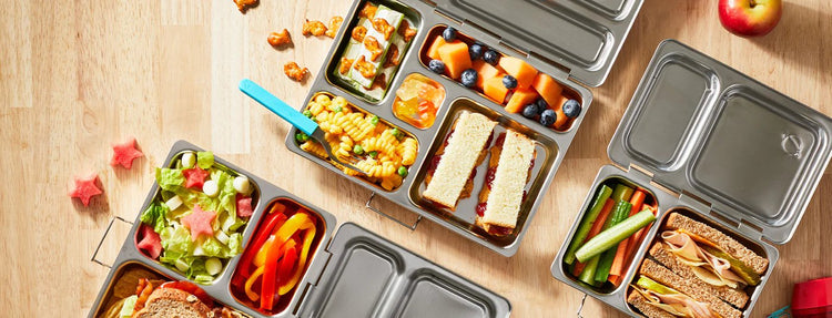New Original OmieBox Lunch box Children stainless steel insulated  compartment design carrying lunch box carrying handle box - AliExpress