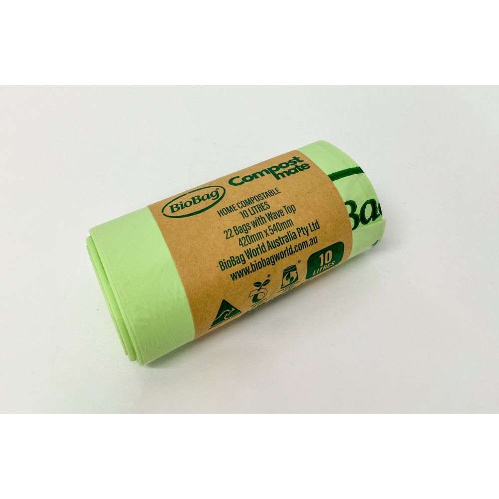 BioBag Biodegradable Plastic Bin Liners 10 Litre