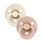Bibs Anatomical Dummy Natural Rubber - Ivory/Blush