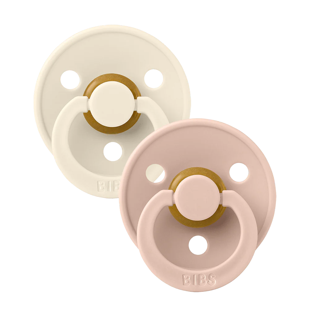 Bibs Anatomical Dummy Natural Rubber - Ivory/Blush