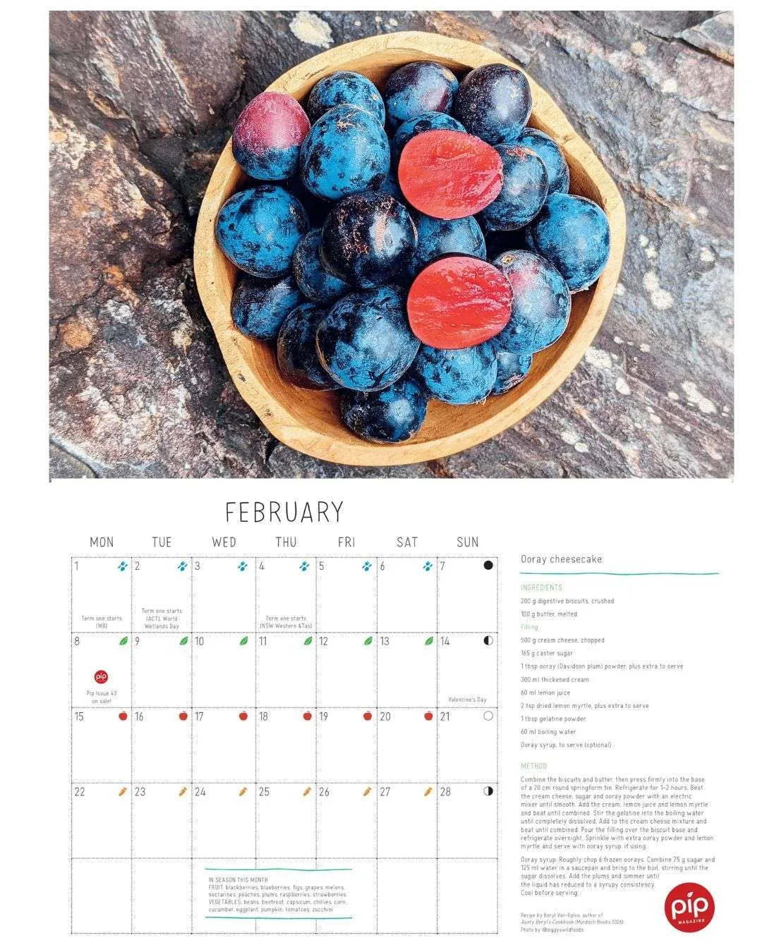 2027 Pip Kitchen Garden Calendar