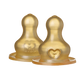 Bibs Baby Bottle Replacement Nipple 2 Pack Latex