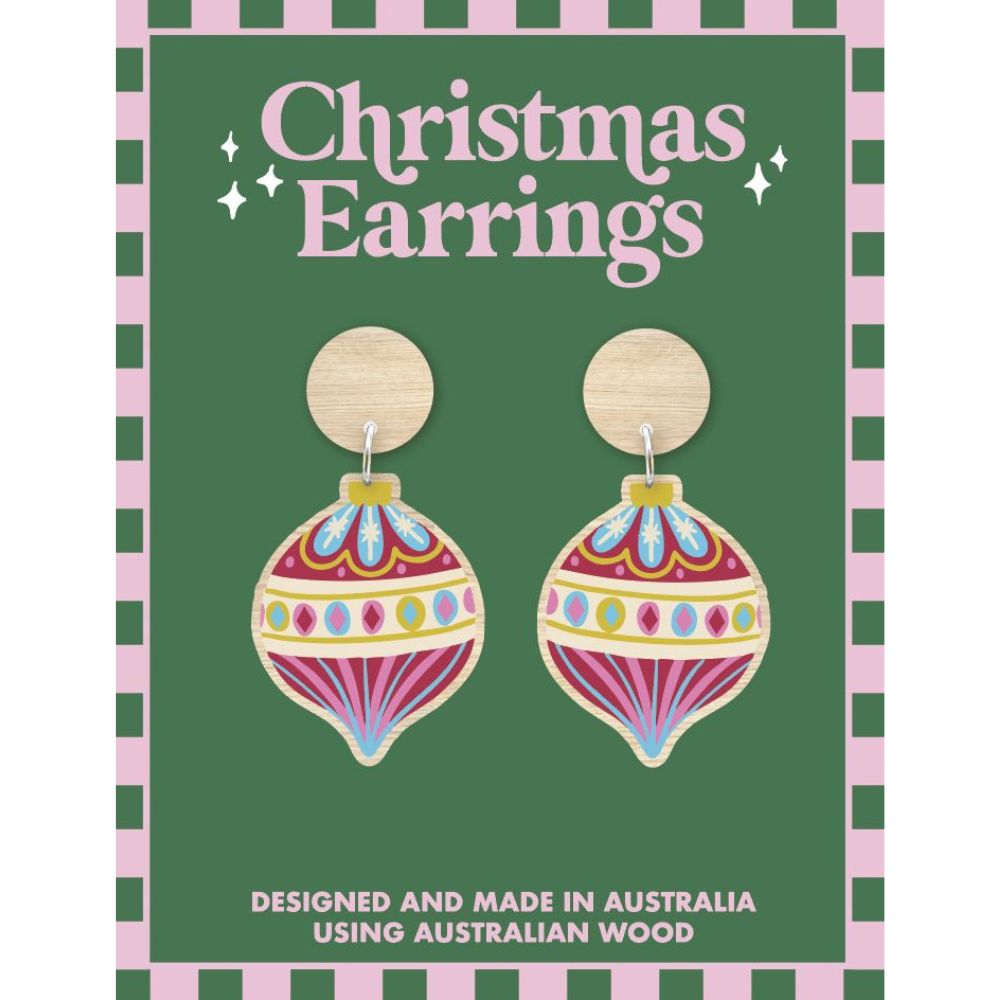 Aero Christmas Earrings - Baubles