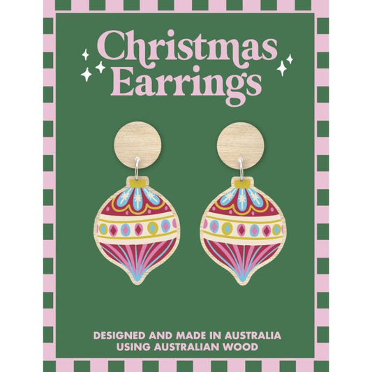 Aero Christmas Earrings - Baubles