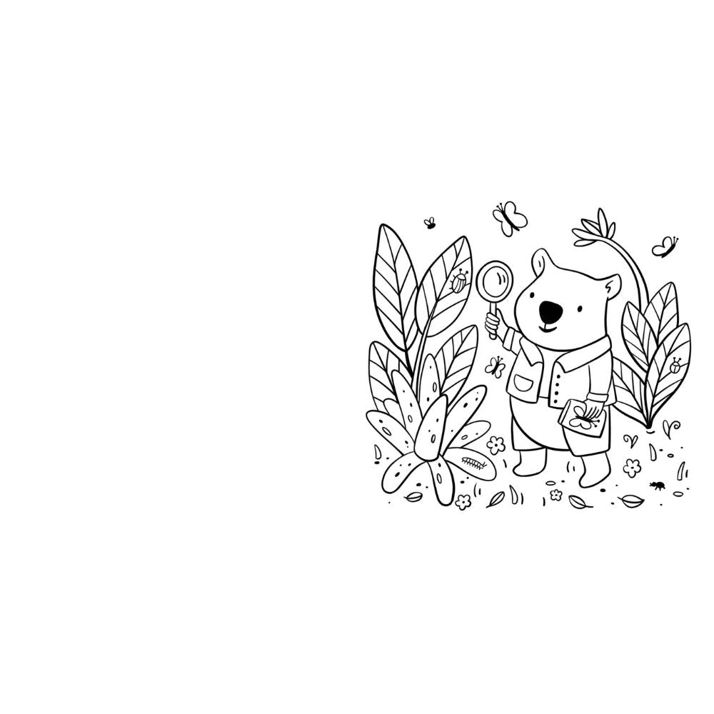 Aussie Cosy Nature Colouring Book