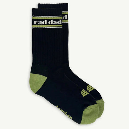 Banabae Organic Cotton Crew Sock - Rad Dad