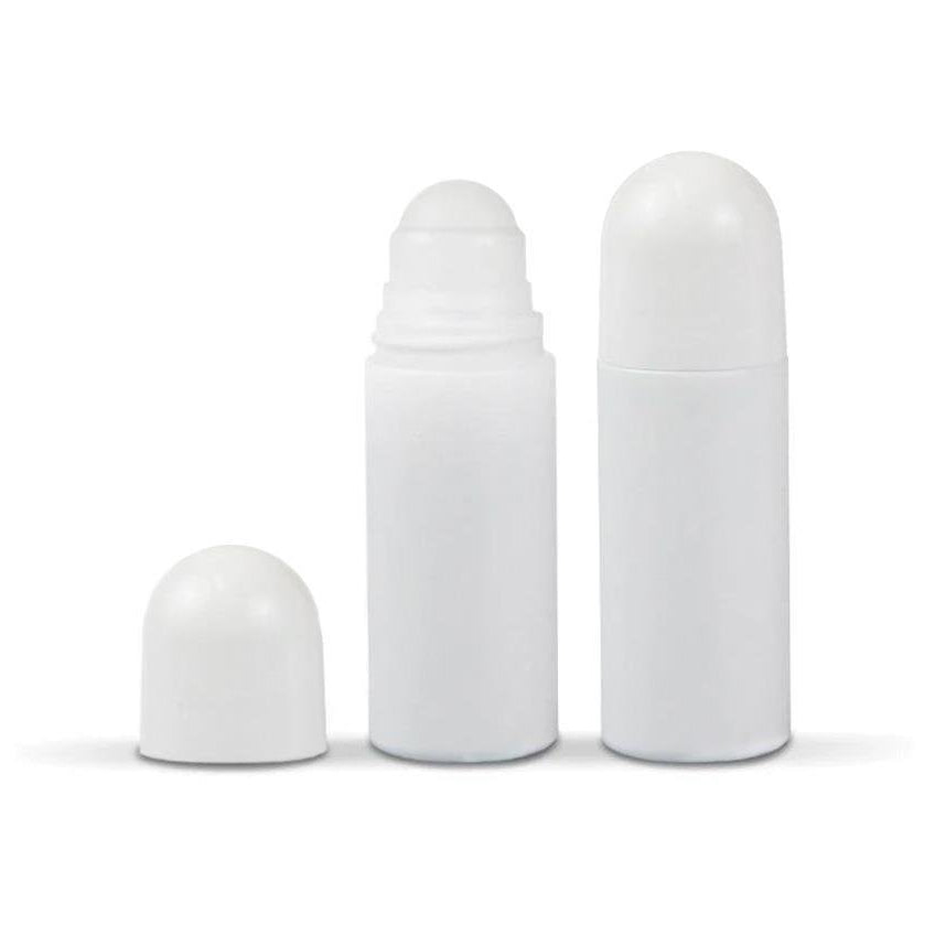 White Round Roll-on Deodorant Bottle - 75ml