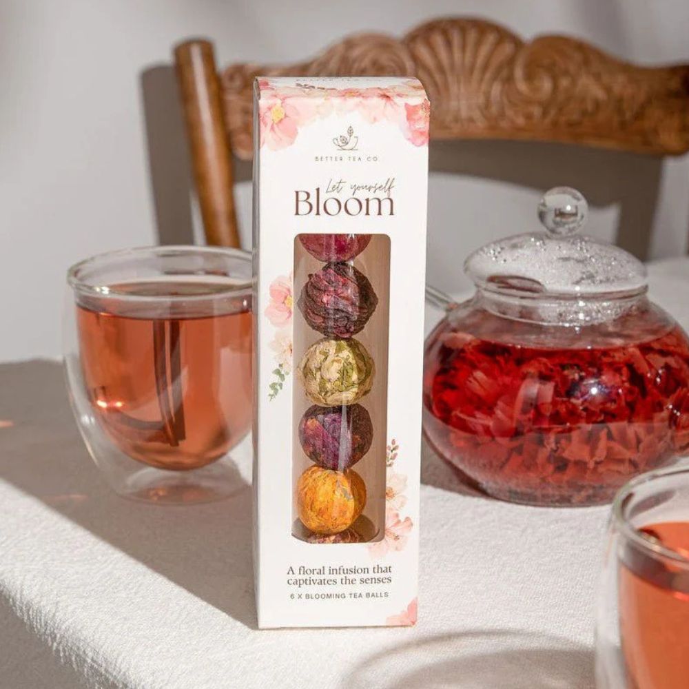 Better Tea Co.  Blooming Tea - Tea Ball Tube 6pk
