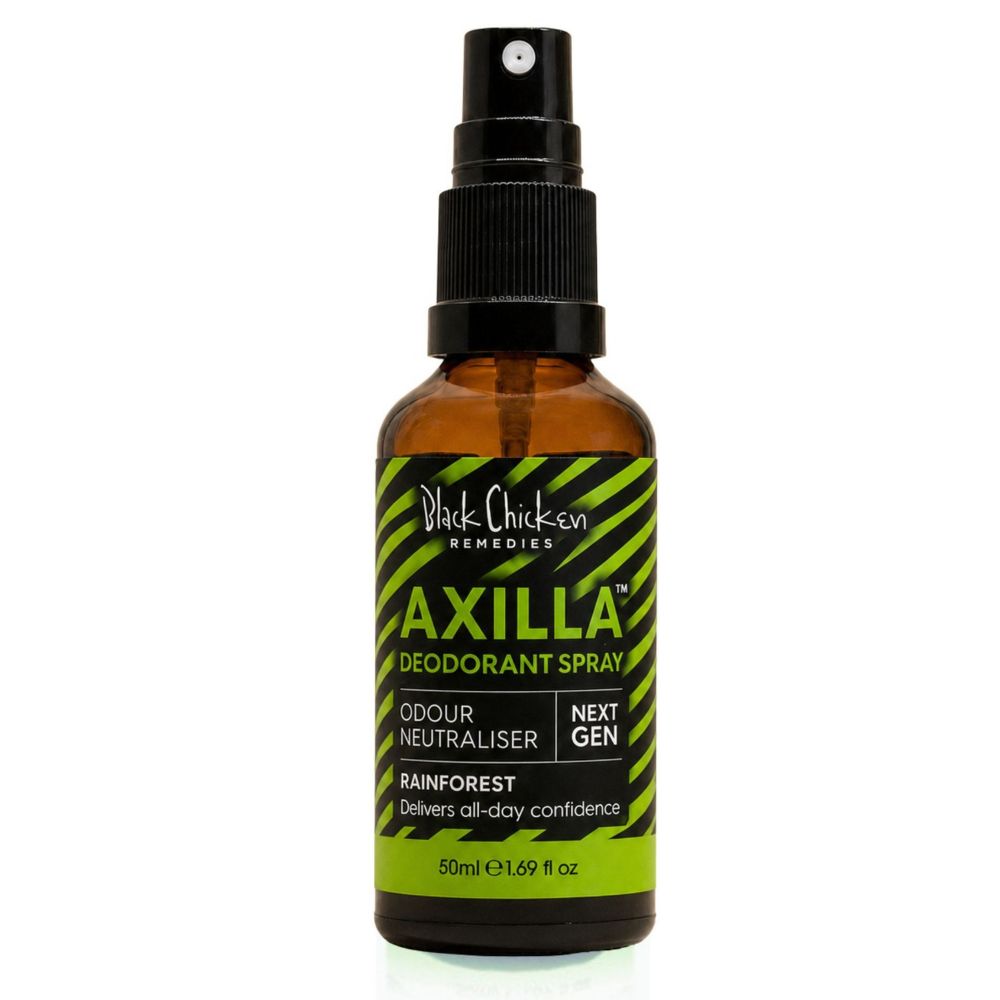 Black Chicken Remedies Teen & Kids Axilla Natural Deodorant Spray 50ml - Rainforest
