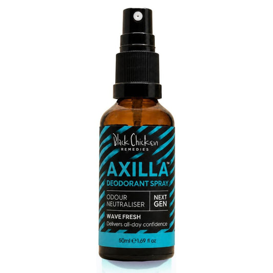 Black Chicken Remedies Teen & Kids Axilla Natural Deodorant Spray 50ml - Wave Fresh
