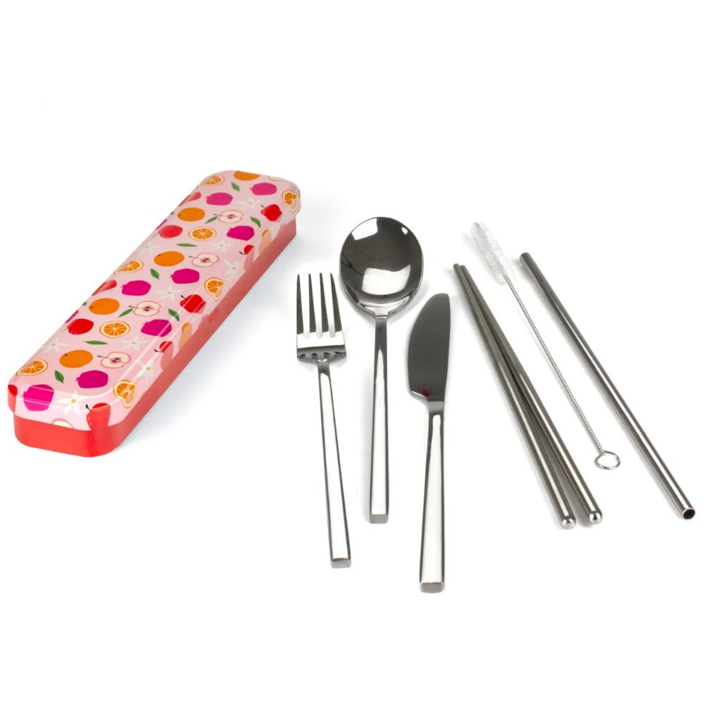 Carry Your Cutlery Portable Cutlery Set - Apple Blossom