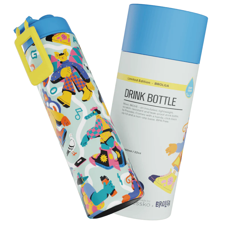 Fressko Insulated Stainless Bottle - Brolga 660ml
