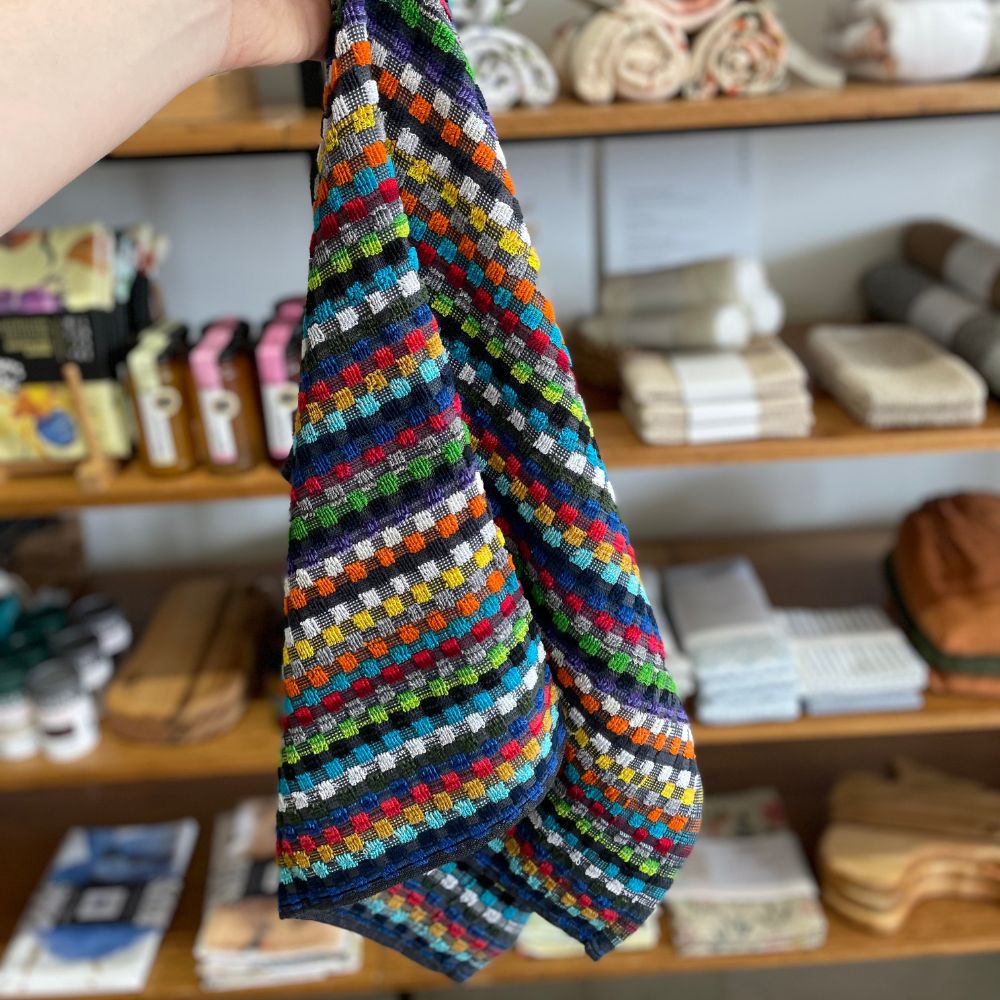 Redecker + Kracht Check Pit Towel 45 x 90 cm