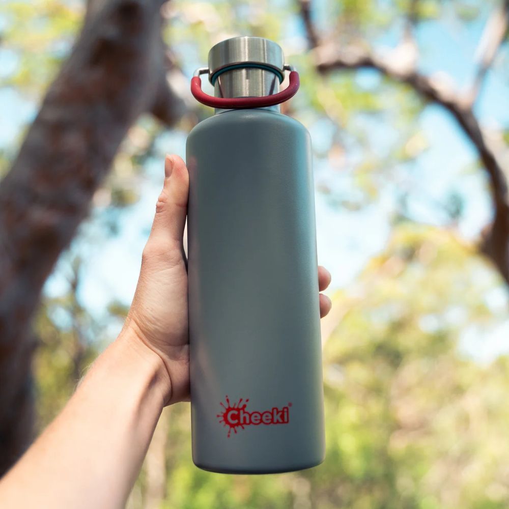 Cheeki 600ml Stainless Steel Insulated Bottle - Slate
