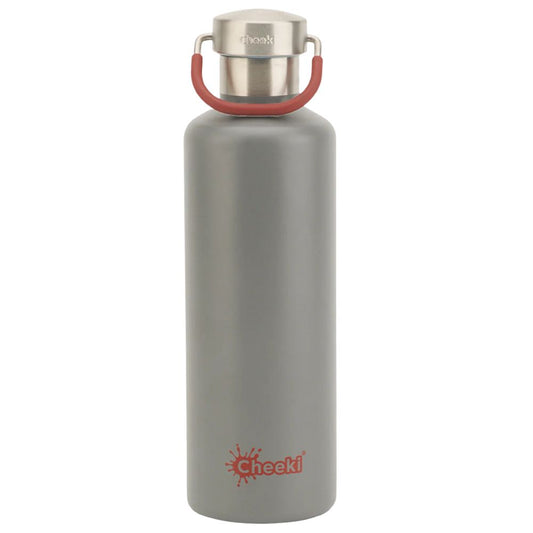 Cheeki 600ml Stainless Steel Insulated Bottle - Slate