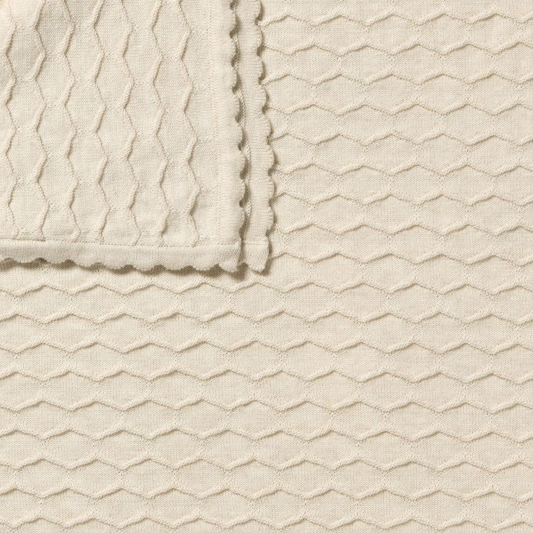 Wilson & Frenchy Organic Cotton Knitted Blanket