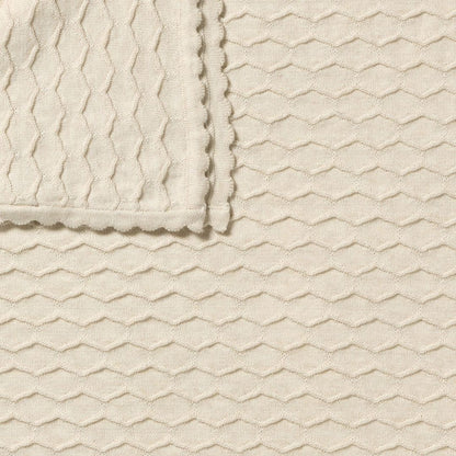 Wilson & Frenchy Organic Cotton Knitted Blanket