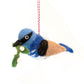 Christmas Decoration - Blue Wren Wilma