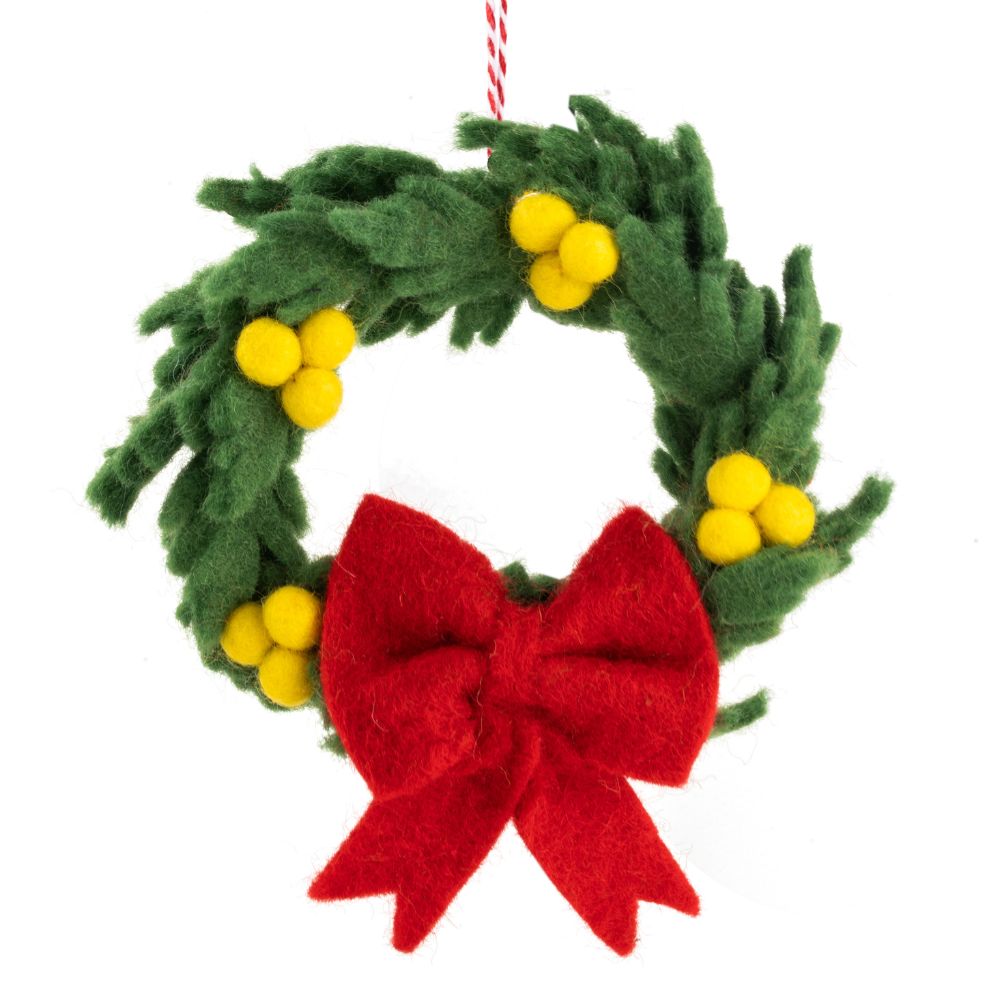 Christmas Decoration - Wreath Wattle
