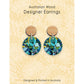 Aero Designer Earrings - Azure Natives