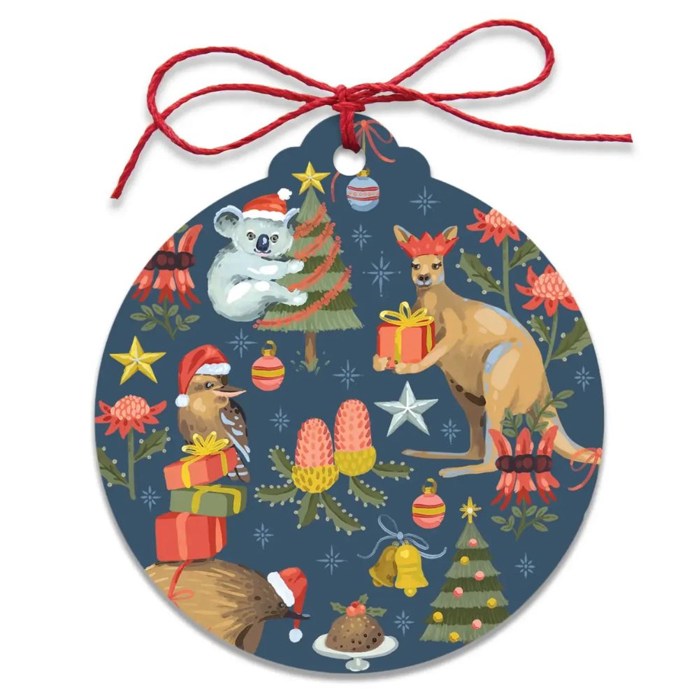 Earth Greetings Christmas Gift Tags Set of 8 - Christmas Creatures