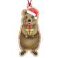 Earth Greetings Wooden Christmas Decoration - Smiling Quokka